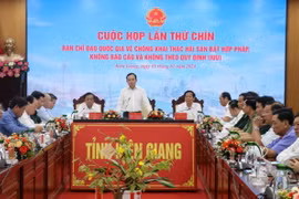 Phó Thủ tướng Chính phủ Trần Lưu Quang phát biểu chỉ đạo hội nghị. (Ảnh: Lê Huy Hải/TTXVN)