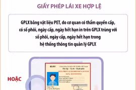 Từ 1/6, giấy phép lái xe trên VNeID là giấy phép hợp lệ.