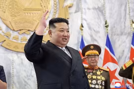 Nhà lãnh đạo Triều Tiên Kim Jong-un. (Ảnh: THX/TTXVN)