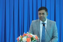 Ông Madan Mohan Sethi, Tổng Lãnh sự Ấn Độ tại Thành phố Hồ Chí Minh phát biểu tại Hội nghị. (Ảnh: TTXVN phát)