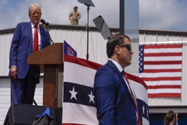 Nhiều xạ thủ được triển khai nhằm đảm bảo an toàn tuyệt đối cho ông Trump. (Nguồn: AP)