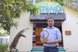 Anh Nguyễn Văn Thái, Giám đốc Trung tâm Bảo tồn động vật hoang dã tại Việt Nam. (Ảnh: Minh Sơn/Vietnam+)