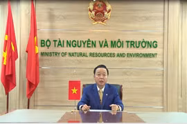 Bộ trưởng Trần Hồng Hà. (Ảnh: CTV/Vietnam+)