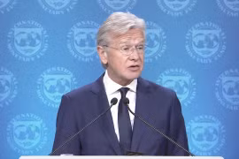 Người phát ngôn IMF Gerry Rice. (Nguồn: IMF)