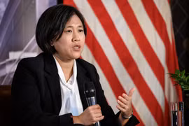 Đại diện Thương mại Mỹ Katherine Tai. (Ảnh: AFP/TTXVN)