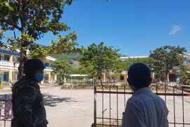 Một trường học tại huyện Tiên Phước, Quảng Nam, được trưng dụng làm khu cách ly y tế tập trung. (Nguồn: quangnam.gov.vn)