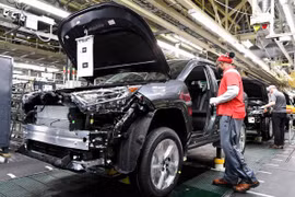 Việc sản xuất ôtô đã bị tạm dừng tại nhà máy Kentucky của Toyota đầu tháng Ba. (Nguồn: Toyota)