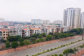 Dự án HanHomes Giang Biên (quận Long Biên, Hà Nội). (Ảnh: Minh Nghĩa/TTXVN)