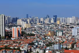 Các căn hộ hạng B được tập trung chú trọng trong thị trường bất động sản quý 4/2021. (Ảnh: Tuấn Anh/TTXVN)