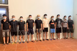 Các đối tượng tại cơ quan điều tra. (Nguồn: conganbacninh.vn)
