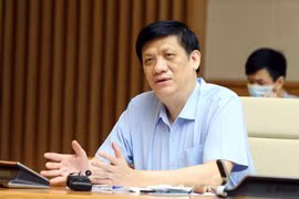 Bộ trưởng Bộ Y tế Nguyễn Thanh Long. (Ảnh: Phạm Kiên/TTXVN)