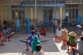 Xét nghiệm sàng lọc COVID-19 tại Bình Thuận. (Nguồn: binhthuan.gov.vn)