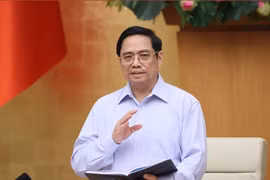 Thủ tướng Phạm Minh Chính nhận định “đây là cuộc chiến trường kỳ, chúng ta chuẩn bị tâm thế, nguồn lực, không lơ là, chủ quan, mất cảnh giác.” (Ảnh: Dương Giang-TTXVN)