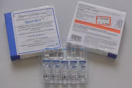 Vaccine Sputnik V ngừa COVID-19. (Ảnh: AFP/TTXVN)