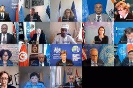 Việt Nam chủ trì cuộc họp định kỳ của HĐBA về vấn đề vũ khí hoá học tại Syria ngày 6/4. (Anhr: Khắc Hiếu/TTXVN)