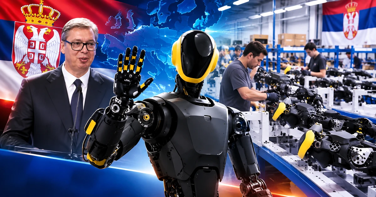Serbia bước vào sản xuất robot hình người quy mô lớn