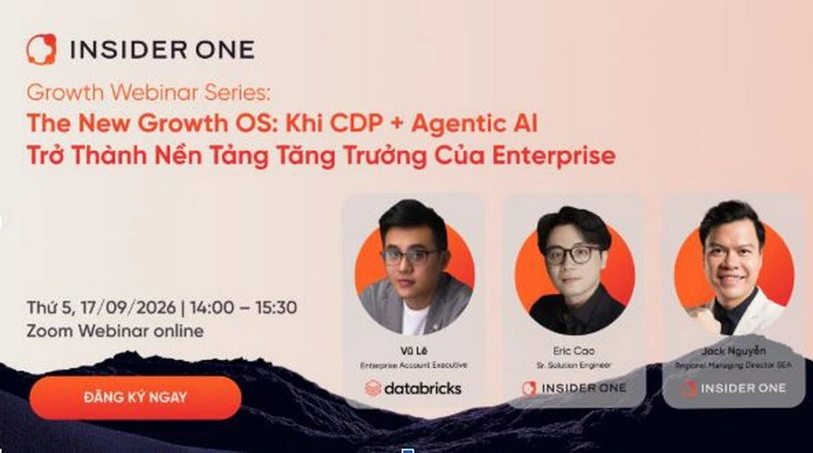 Growth Webinar Series: Cách CDP và AI Agent vận hành thực tế trong doanh nghiệp