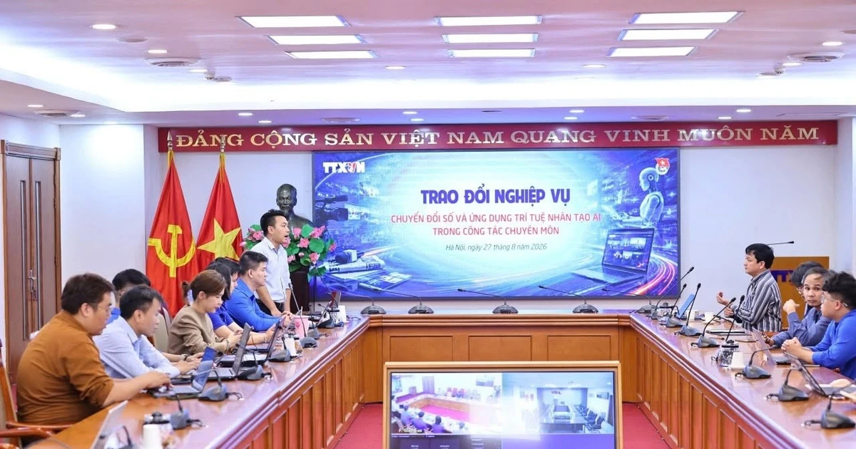 Thanh niên TTXVN chuyển đổi số, ứng dụng AI trong công tác chuyên môn
