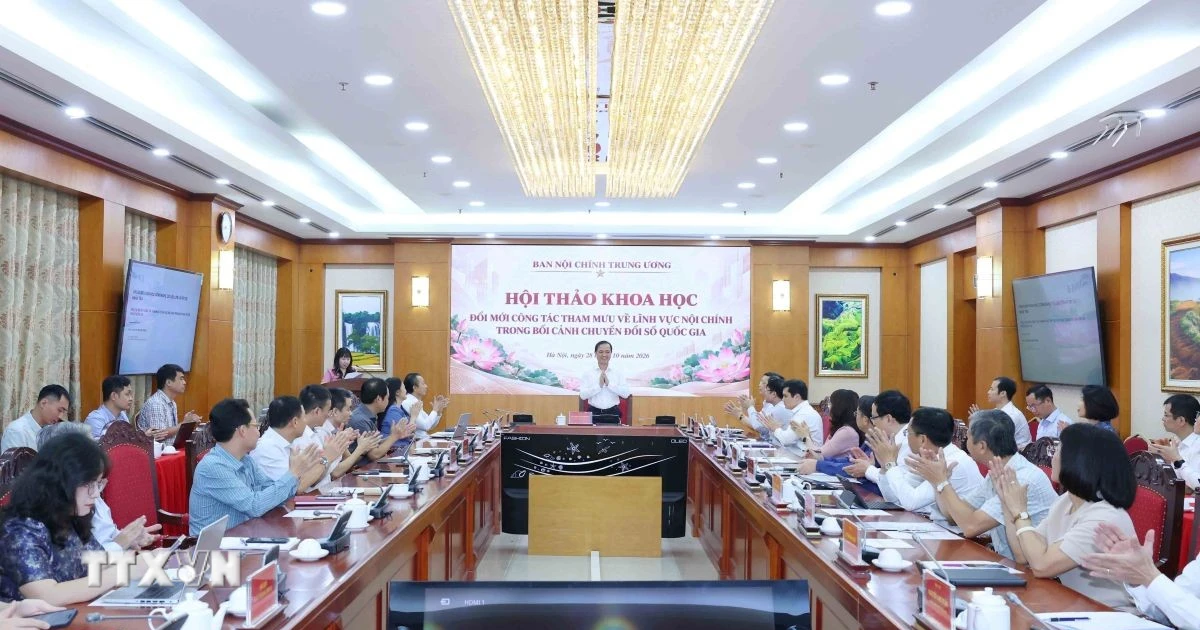 Đổi mới tham mưu trong lĩnh vực nội chính bằng dữ liệu và trí tuệ nhân tạo