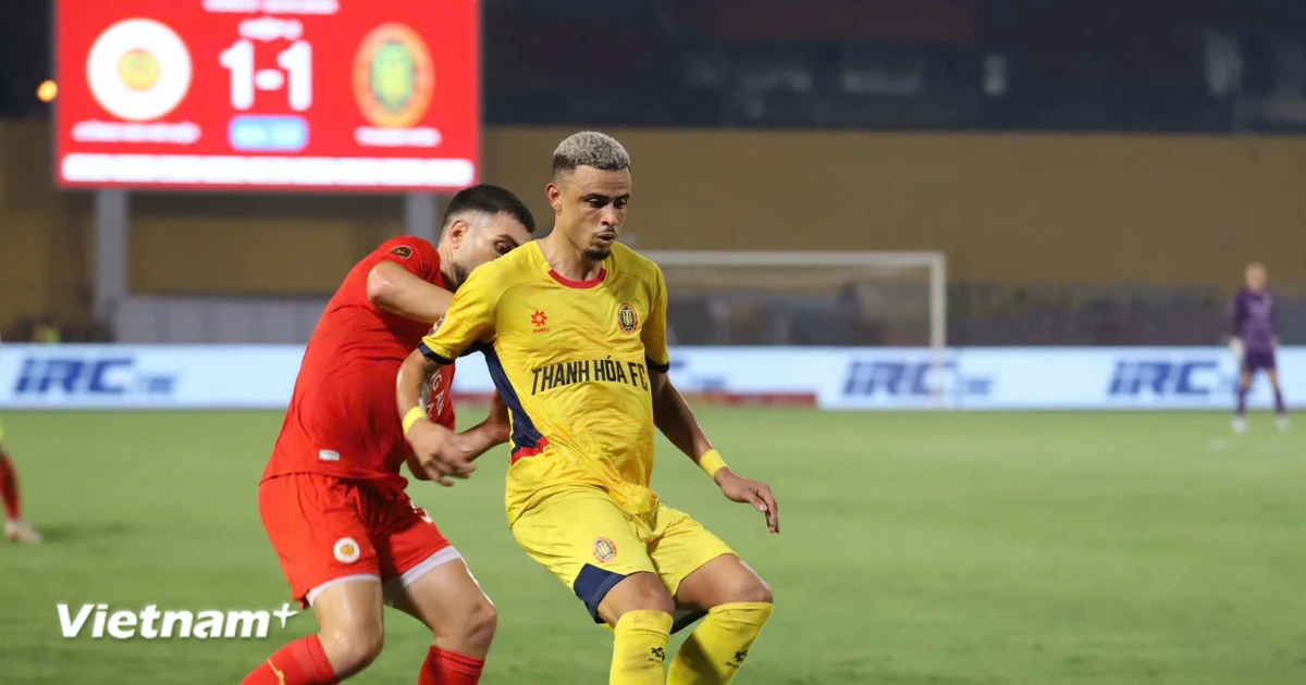 Hòa Thanh Hóa 1-1 trên sân nhà, Công an Hà Nội mất điểm trận thứ hai liên tiếp tại V-League