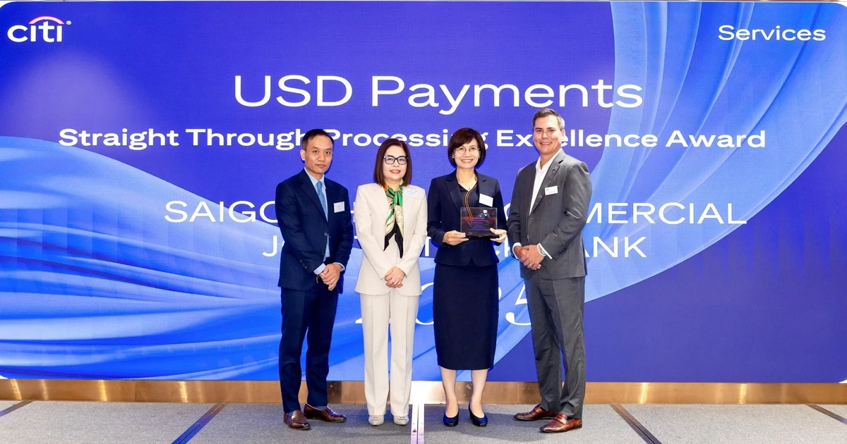 SHB nhận giải thưởng Chất lượng thanh toán quốc tế xuất sắc từ Citibank