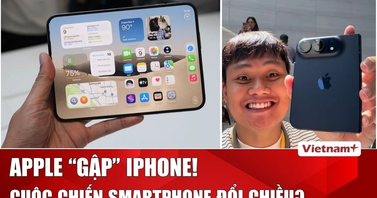 iPhone Duo sẽ thay đổi cuộc đua smartphone màn hình gập?