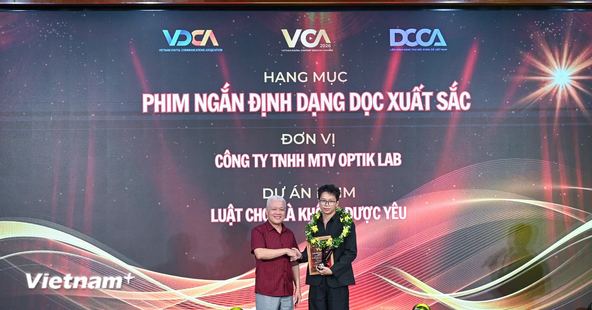 Trao Giải thưởng Sáng tạo Nội dung số Việt Nam năm 2026