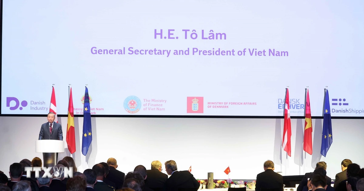 Tổng Bí thư, Chủ tịch nước Tô Lâm dự Diễn đàn Doanh nghiệp Việt Nam-Đan Mạch