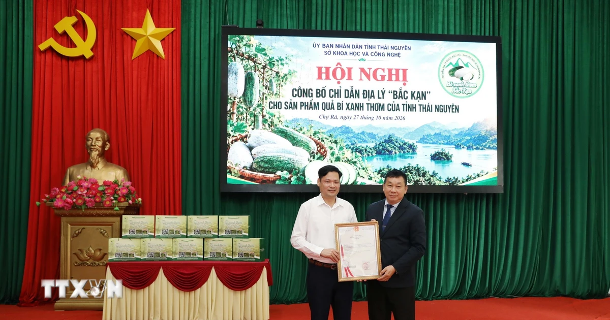 Công bố chỉ dẫn địa lý "Bắc Kạn" cho sản phẩm bí xanh thơm