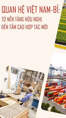 Việt Nam-Bỉ: Từ nền tảng hữu nghị đến tầm cao hợp tác mới