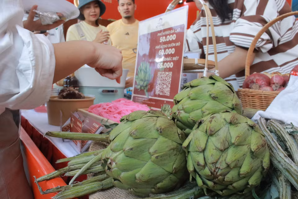Các đặc sản từ Atiso Đà Lạt. (Ảnh: Minh Anh/Vietnam+)
