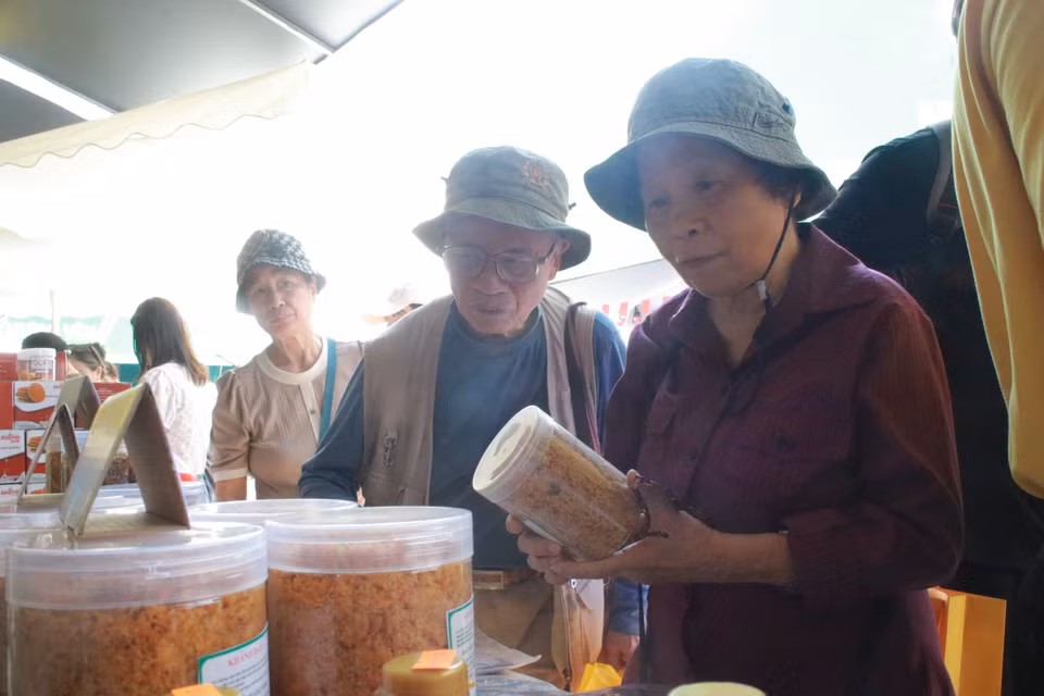 Khu ẩm thực hội chợ sẽ mở từ 9 giờ đến trước 21 giờ mỗi ngày. (Ảnh: Minh Anh/Vietnam+)