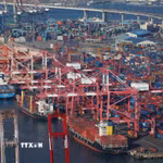 Kim ngạch xuất khẩu lũy kế của Hàn Quốc trong năm 2026 đã đạt 709,4 tỷ USD tính đến ngày 5/9. (Ảnh minh họa: Yonhap/TTXVN)