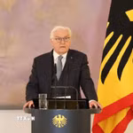 Tổng thống Đức Frank-Walter Steinmeier. (Ảnh: THX/TTXVN)