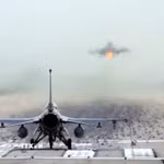 Máy bay chiến đấu F-16 của Không lực Mỹ. (Ảnh: Yonhap/TTXVN phát)
