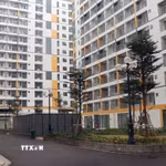 Dự án Nhà ở xã hội thuộc Dự án Khu đô thị-Dịch vụ thương mại và nhà ở công nhân Tràng Duệ. (Ảnh: Hoàng Ngọc/TTXVN)