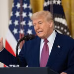 Tổng thống Mỹ Donald Trump. (Ảnh: THX/TTXVN phát)