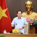 Phó Thủ tướng Lê Tiến Châu phát biểu. (Ảnh: An Đăng/TTXVN)
