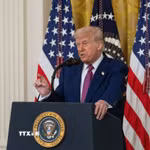 Tổng thống Mỹ Donald Trump. (Ảnh: THX/TTXVN phát)