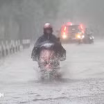 Ngày 8/9, cao nguyên Trung Bộ có mưa rào, dông, cục bộ mưa to trên 70mm. (Ảnh: TTXVN)