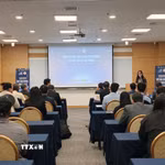 Toàn cảnh Hội thảo quốc tế lần thứ 5 về Trí tuệ vạn vật. (Ảnh: Đào Lâm/TTXVN)