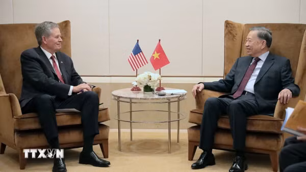 Tổng Bí thư, Chủ tịch nước Tô Lâm tiếp Thượng nghị sỹ Hoa Kỳ Steve Daines