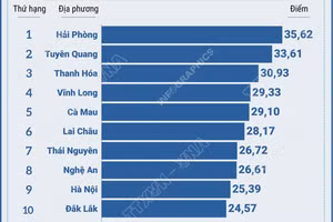 Top 10 địa phương dẫn đầu cả nước về điểm số FTA Index 2025