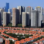 Tầm nhìn đến năm 2050, Thủ đô Hà Nội là thành phố kết nối toàn cầu, có mức sống và chất lượng cuộc sống cao. (Ảnh: Tuấn Anh/TTXVN)