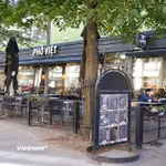 Quán “Phở Việt” ngay gần Quảng trường Ga trung tâm Helsinki. (Ảnh: Việt Thắng/Vietnam+)