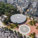 Khu vực ga Bến Thành của tuyến metro số 2 (Bến Thành-Tham Lương). (Ảnh: TTXVN phát)