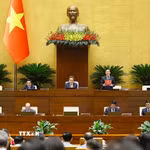 Phó Chủ tịch Quốc hội Nguyễn Khắc Định phát biểu. (Ảnh: Doãn Tấn/TTXVN)