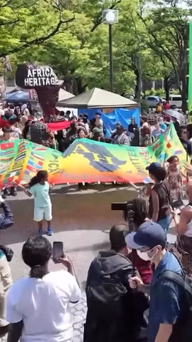 Lễ hội Di sản châu Phi tại Công viên Yoyogi "hút" khách tham quan