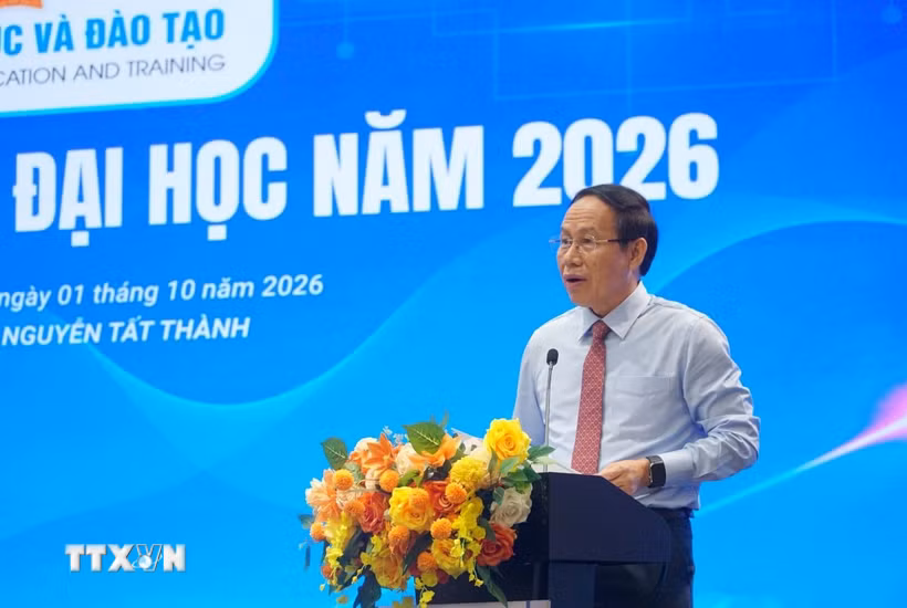 Phó Thủ tướng Chính phủ Lê Tiến Châu phát biểu chỉ đạo tại hội nghị. (Ảnh: Thu Hoài/TTXVN)