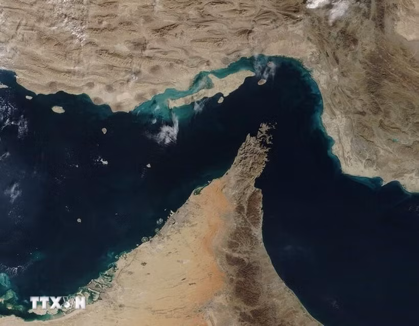 Eo biển Hormuz. (Ảnh: IRNA/TTXVN phát)